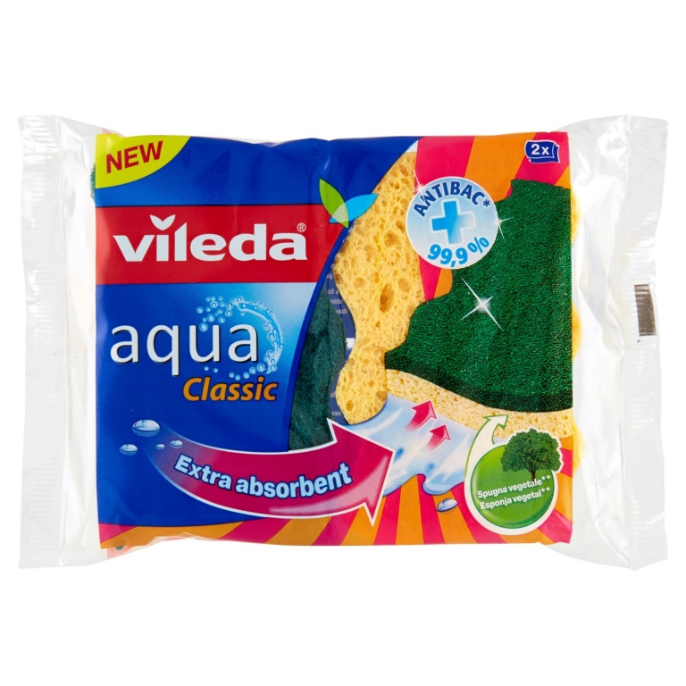 vileda sponge water classic x2p